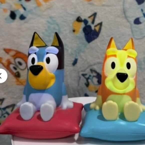 Bluey Bingo Nightlights / Flashlights (2pc FREE SHIP) Bluey Heeler Bingo Dog - Picture 4 of 8